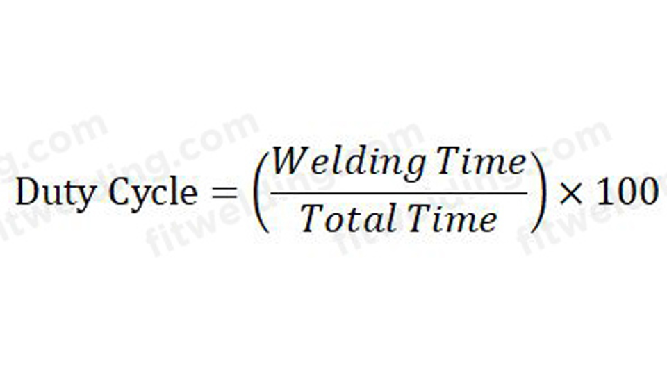 Welding Duty Cycle Calculator & Formula 1 Welding Duty Cycle Calculator