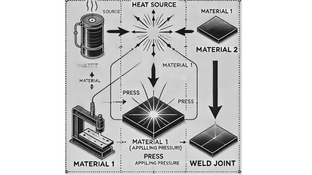 Basic Hot Pressure Welding Setup