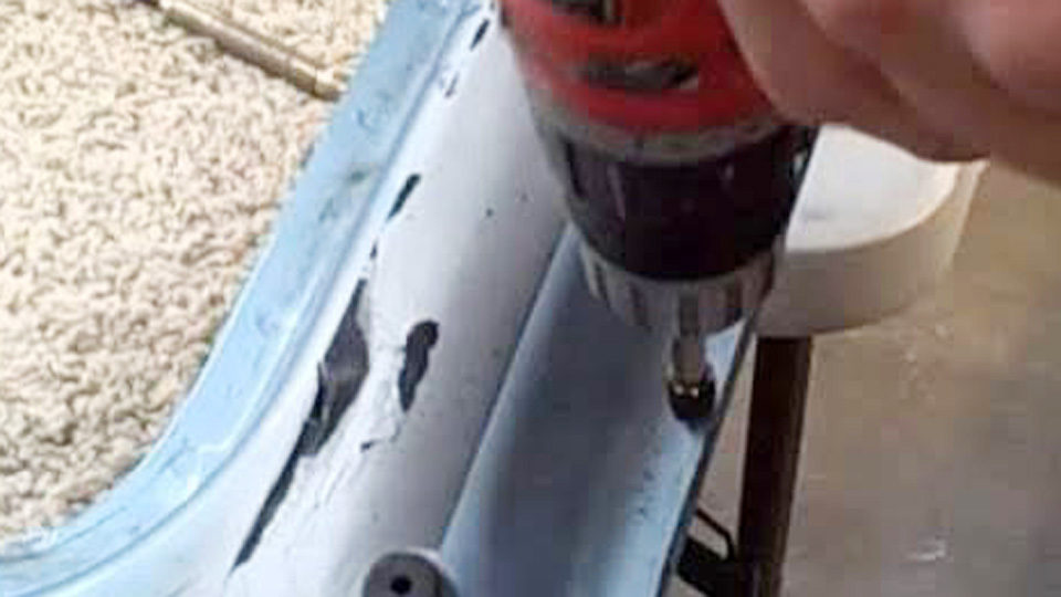 How to Drill Out Spot Welds on a Car