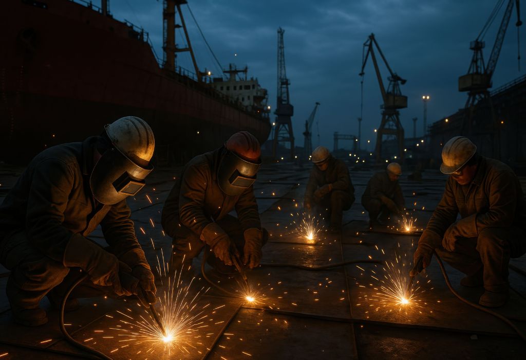 What Does a Shipyard Welder Do? Answered Clearly 2 Welding Processes in Shipyards