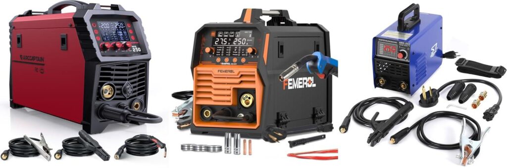 250 Amp Industrial Welding Machine combined image