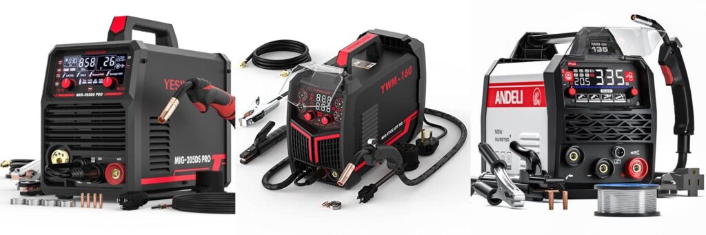 Dual Voltage Mig Welder combined image