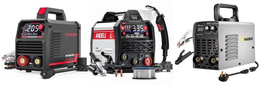 Dual Voltage Portable Welder combined image
