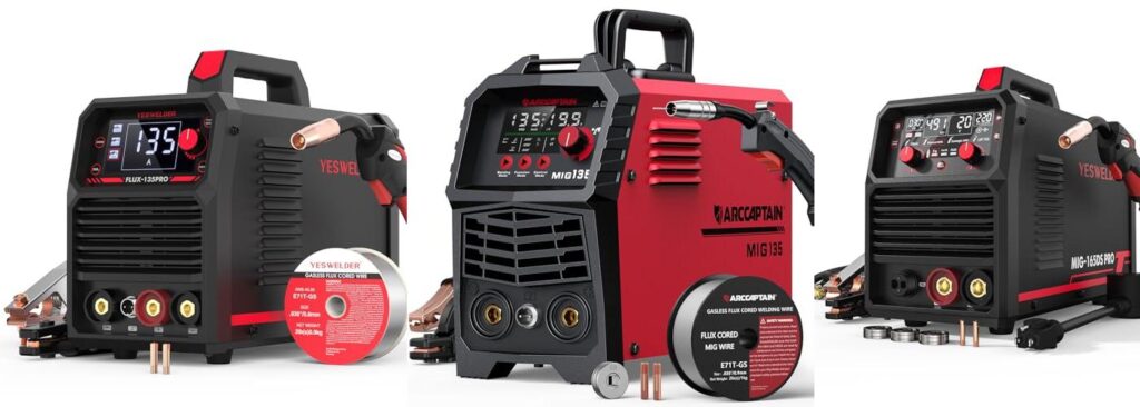Flux Core Welder With Digital Display combined image