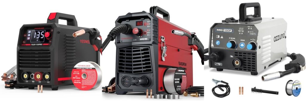 Gasless Mig Welder combined image