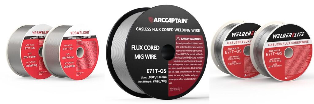 Gasless Mig Welding Wire combined image