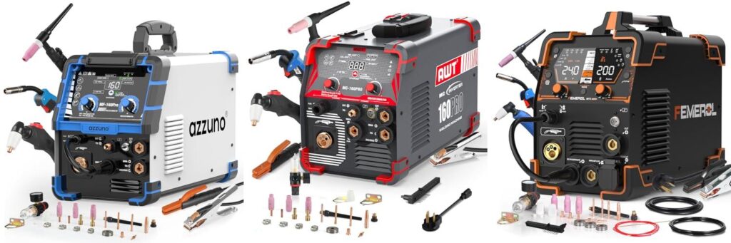 Mig Welder Plasma Cutter Combo combined image