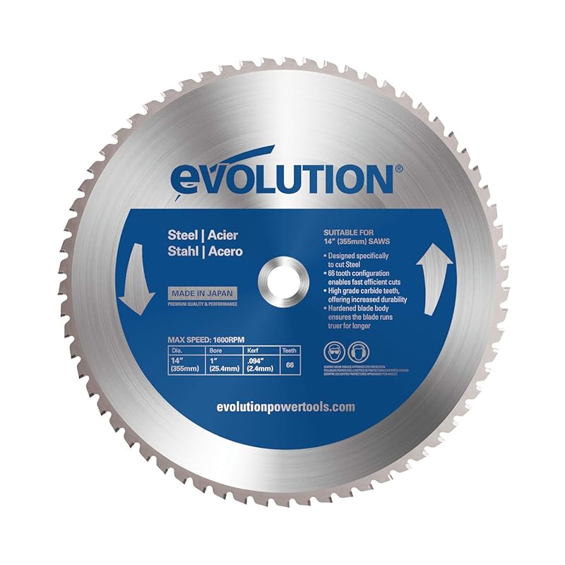 Evolution Power Tools 14BLADEST Blade for Cutting Mild Steel, For Circ