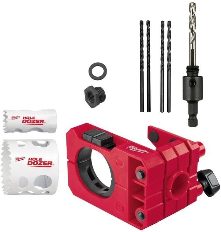 Milwaukee Door Lock and Deadbolt Kit: 1-3/8