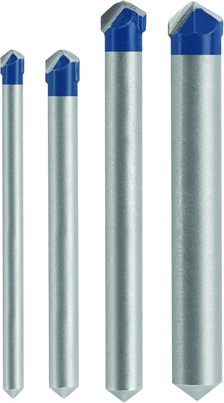 BOSCH NS2000 4-Piece Carbide Tipped Natural Stone Tile Bits Assorted S