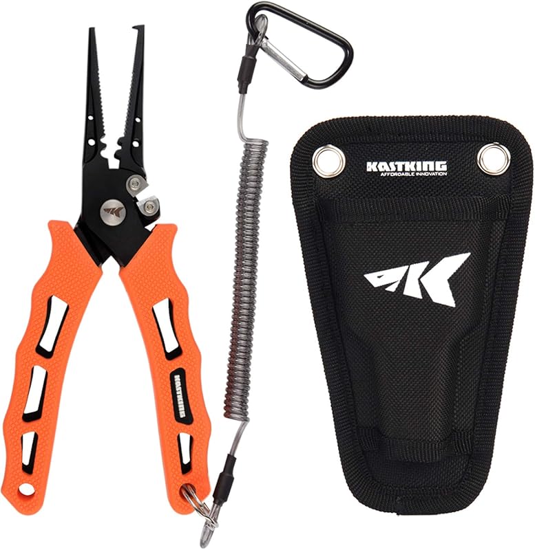 5 Best Fishing Pliers: Expert-Reviewed for Pro Angler Performance 6 KastKing Cutthroat 7-inch Split Ring Fishing Pliers, Saltwater Resista
