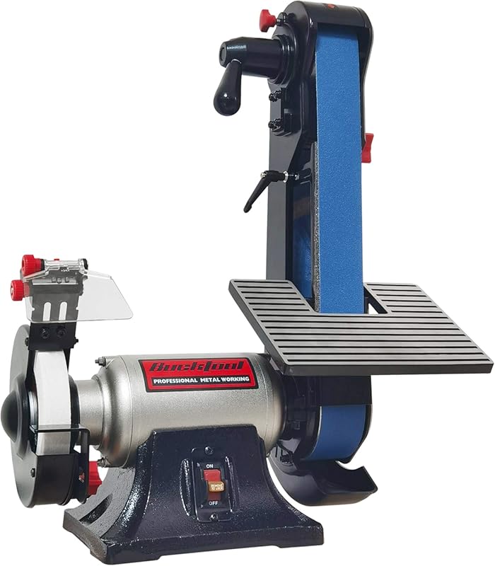 Bucktool Bench Grinder and Belt Sander Knife Sharpener with Large Work