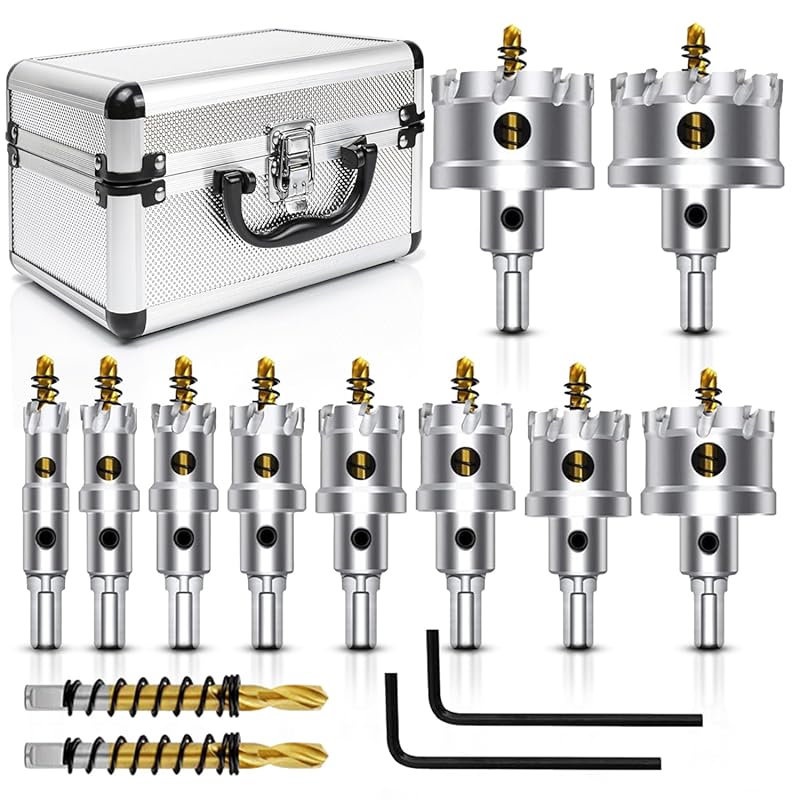 5 Best Hole Saw For Metal: Expert Picks For Quality & Durability 5 TCT Hole Saw Set for Drilling Metal, Stainless Steel, and Iron Materia
