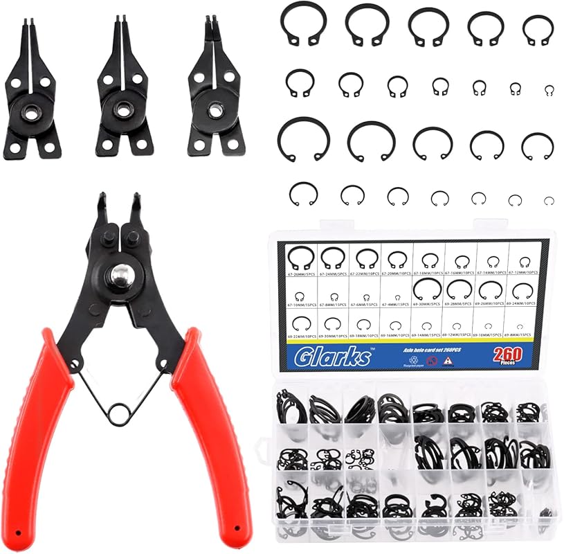 Top 5 Best Retaining Ring Pliers: Expert-Tested Picks 5 Best Retaining Ring Pliers Set with 4 Interchangeable Jaws, Internal E