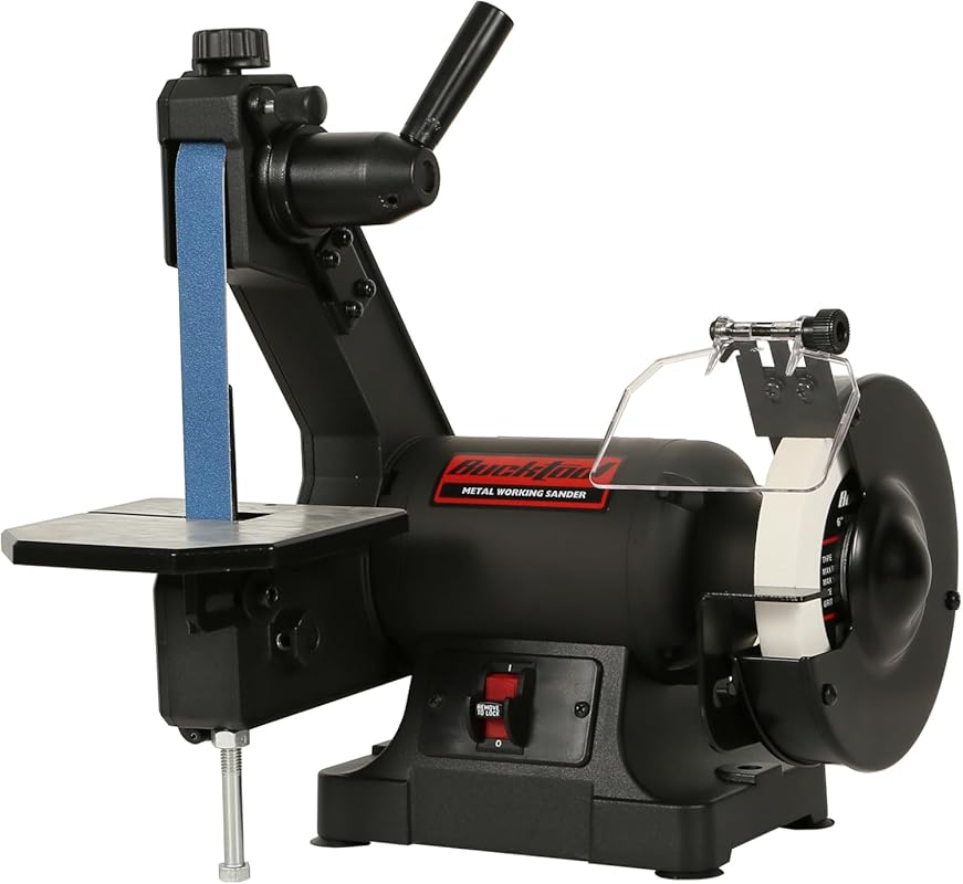 Bucktool Low Speed Bench Belt Grinder & Sander for Knife Sharpening, W