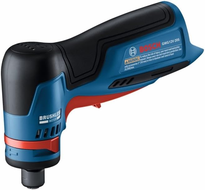 Bosch GWG12V-20SN 12V Max Cordless Brushless Right Angle Die Grinder w