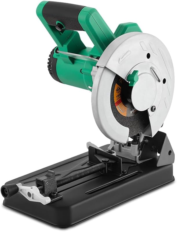 Hoteche 7-Inch 1500W Metal Cutting Chop Saw for DIY Use, Includes Blad