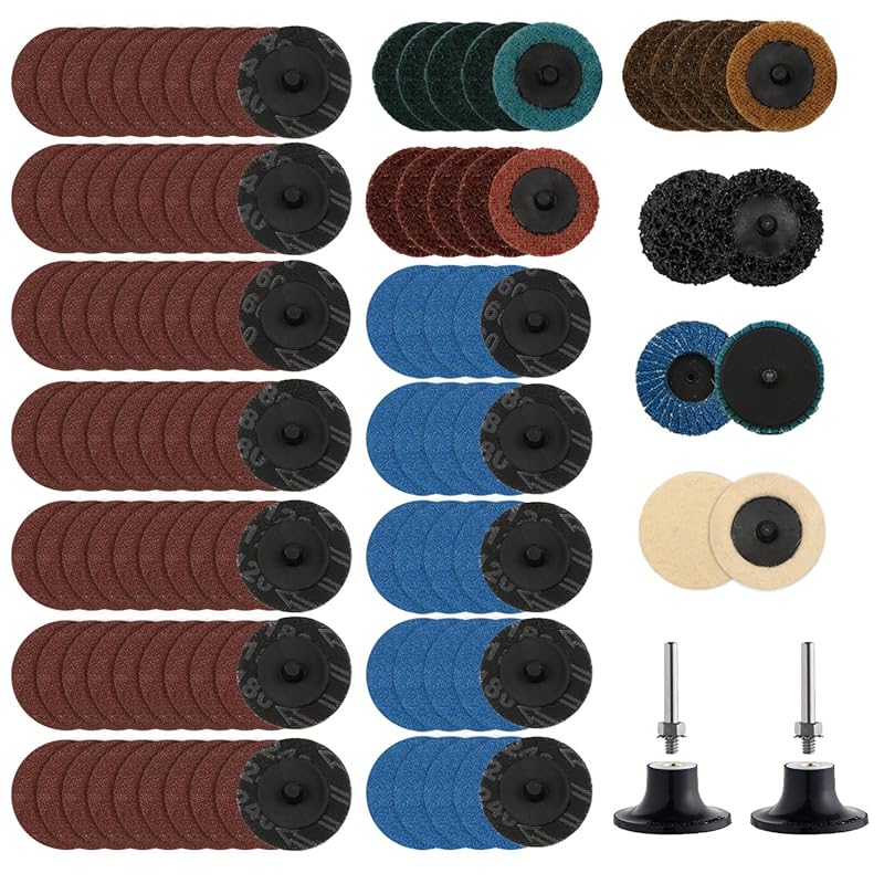 5 Best Die Grinder Sanding Discs: Unmatched Quality Picks 5 Die Grinder Sanding Discs: 2 Inch Quick Change, 1/4-inch Holder for Ru