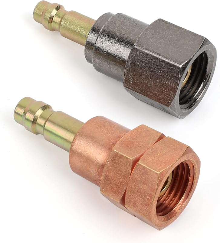 Oxy Acetylene Welding Torch Machine Side Male Quick Connect Fittings, 
