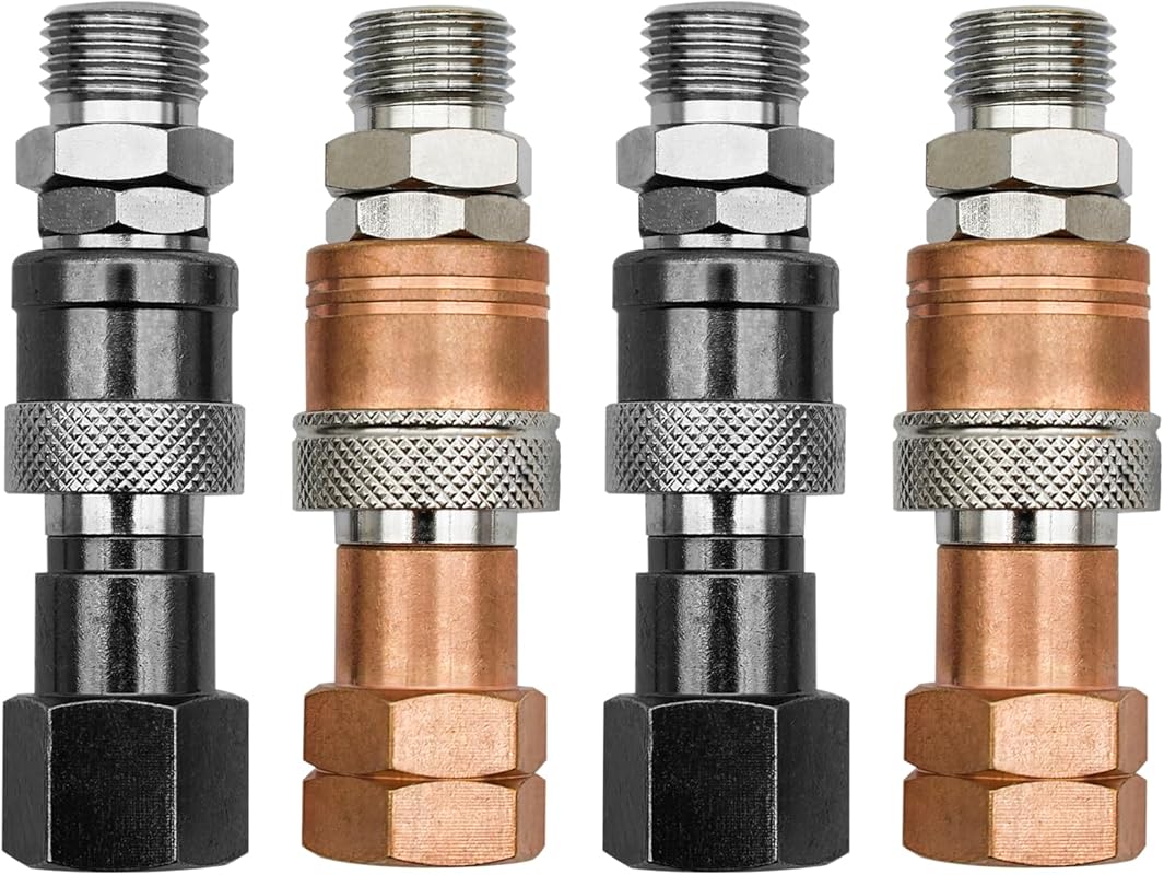 Oxygen Acetylene Cutting Torch Quick Connect Fittings, Hose Disconnect