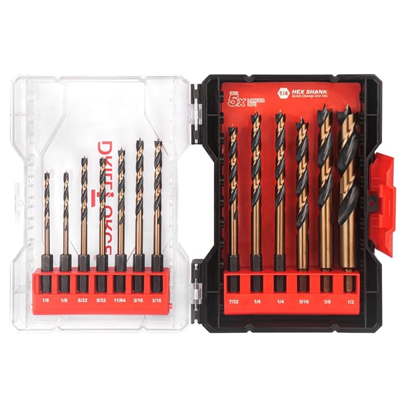 5 Best Brad Point Drill Bits: Expert Picks for Precision 3 Best Brad Point Wood Drill Bit Set for Precision Hardwood, Plywood, an