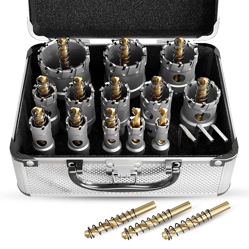 5 Best Hole Saw For Metal: Expert Picks For Quality & Durability 6 Carbide Tipped Hole Saw Drill Bits for Metal, Stainless Steel, Iron, A
