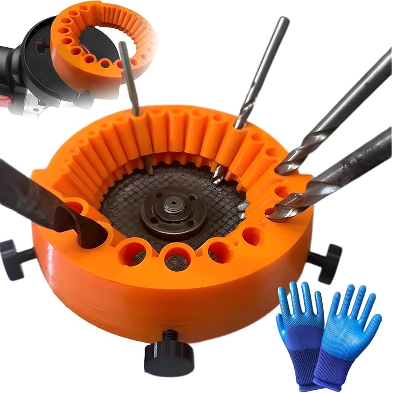 Bench Grinder Drill Bit Sharpener Attachment for 2-13mm Bits, Fits 125