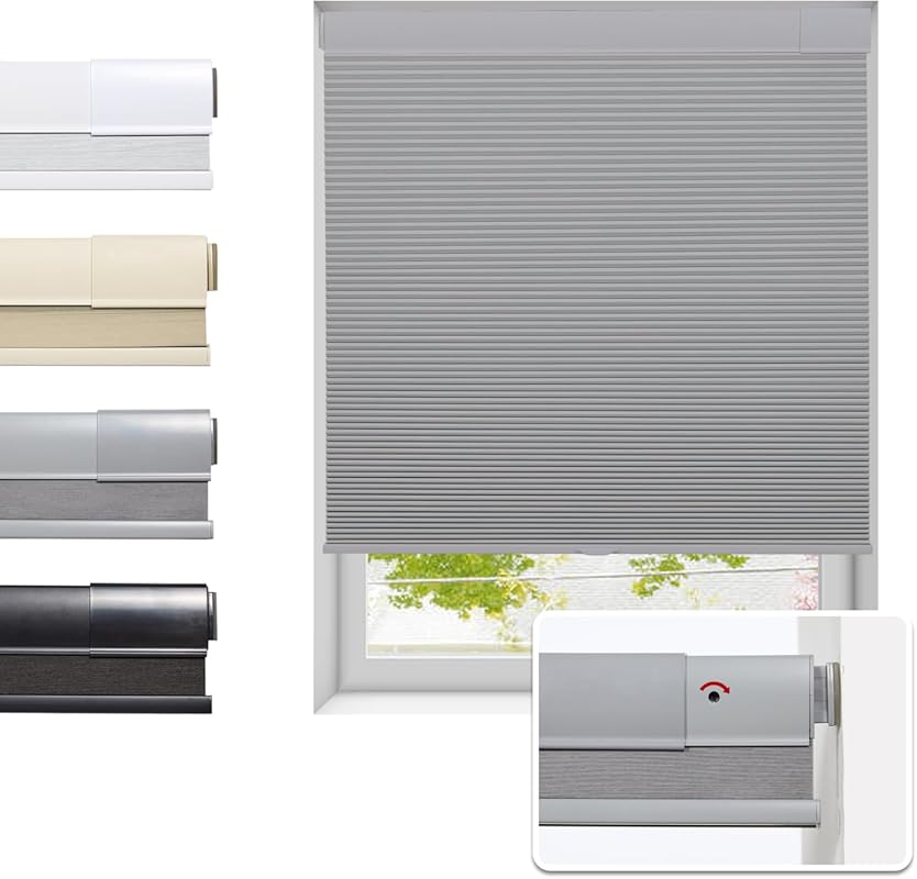 5 Best No Drill Window Shades: Expert Choices for Your Home 6 No Drill Cellular Blackout Shades: Cordless Thermal Insulating, Noise