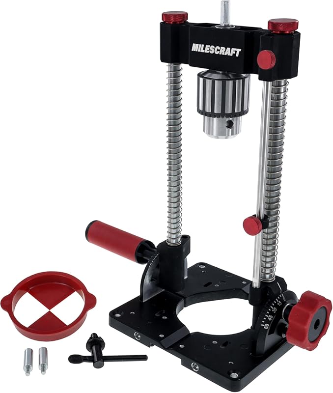 Milescraft 1348 Drill Mate Adjustable Portable Drill Guide for Angled 