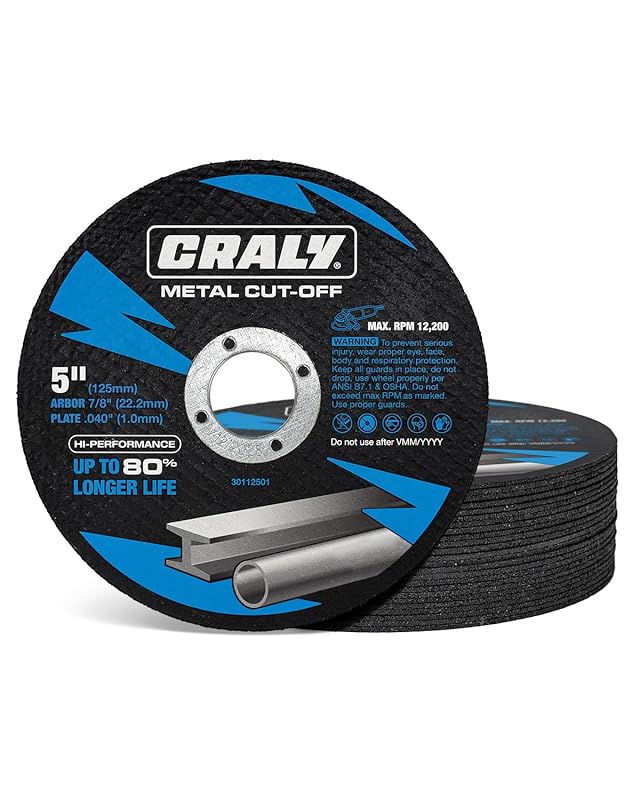 5 Inch Cut-Off Wheels for Cutting Metal and Stainless Steel on Angle a