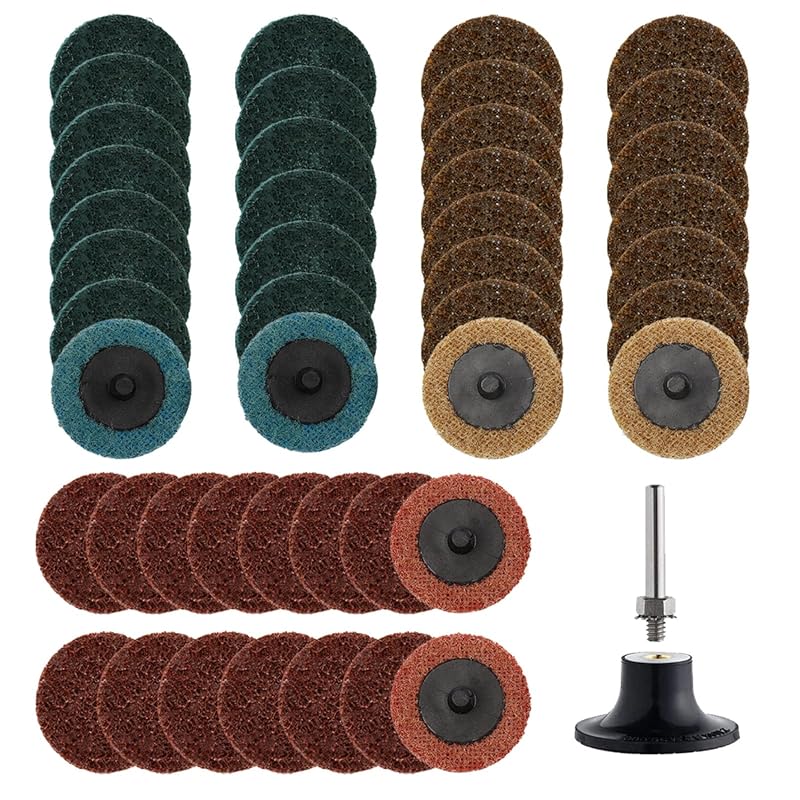 Die Grinder Sanding Discs, 2-Inch Quick Change, with 1/4-Inch Holder f
