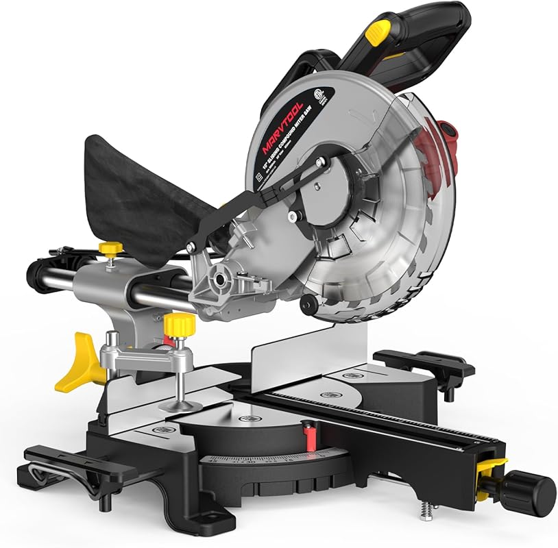 10-inch Sliding Compound Miter Saw, 5000RPM, 15 Amp, Single Bevel 0