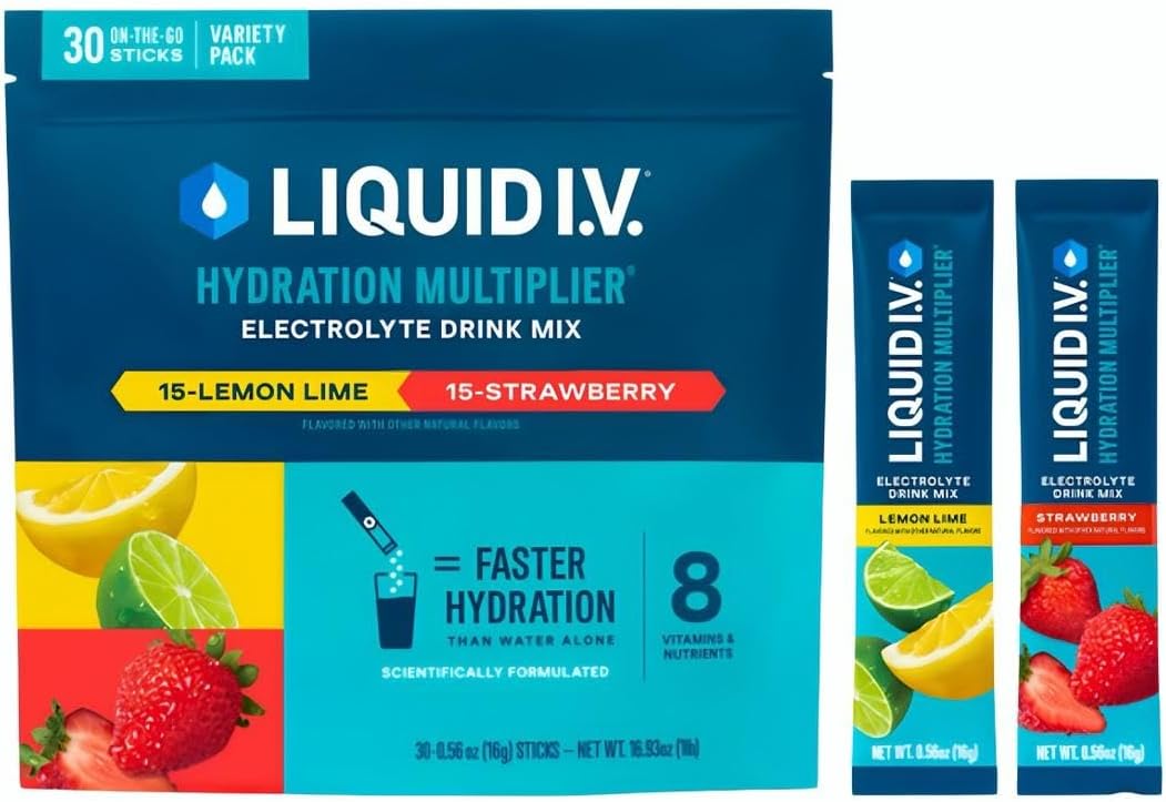 Liquid I.V. Hydration Multiplier Electrolyte Drink Mix Variety: The Be