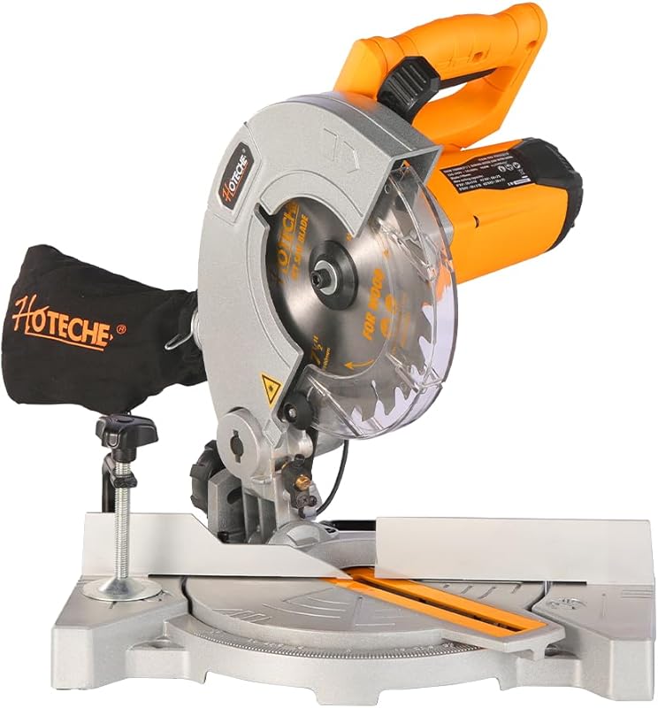 7-1/4-Inch Compound Miter Chop Saw with Laser for Wood, Metal, and Abr