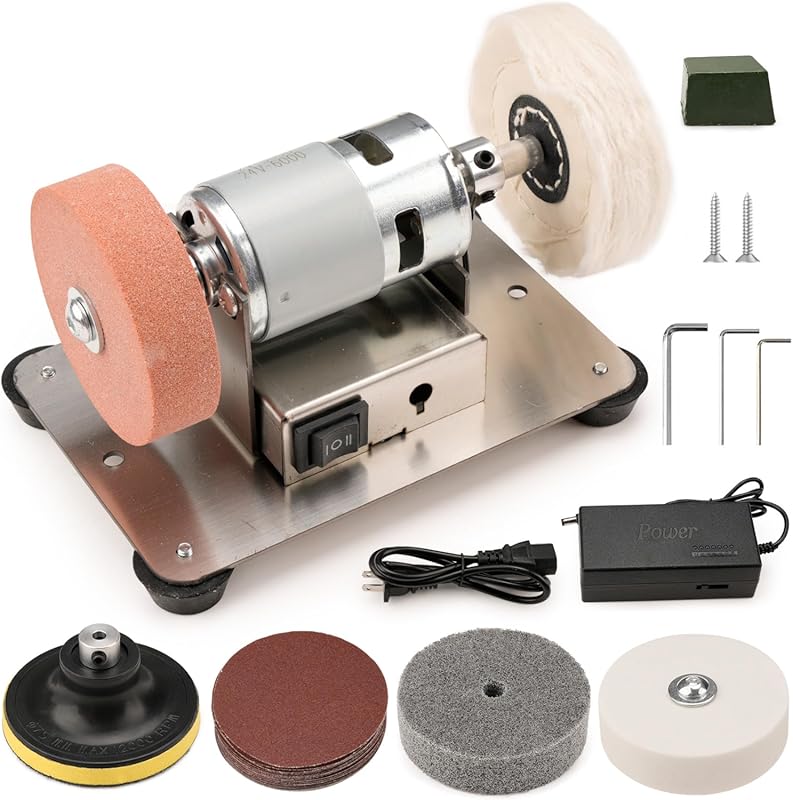 5 Best Mini Bench Grinders: Expert Picks for Top-Notch Performance 4 Electric Mini Bench Grinder Buffer Polisher for Metal, Wood, Jewelry w
