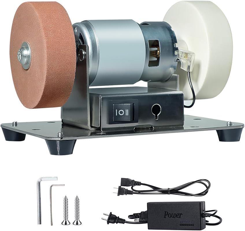 5 Budget Bench Grinders: Top Quality You Can Afford 4 Electric Bench Grinder Sharpener for Lawn Mower Blades, Featuring Two