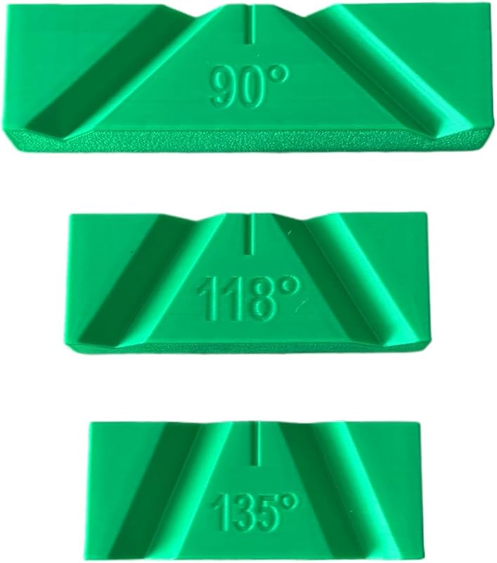 Bench Grinder Drill Bit Sharpening Guide with 90°, 118°, 135° Angle Sh