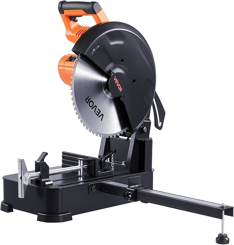 Heavy Duty 14-inch Cold Cut Chop Saw with 3500W Brushless Motor and Ad