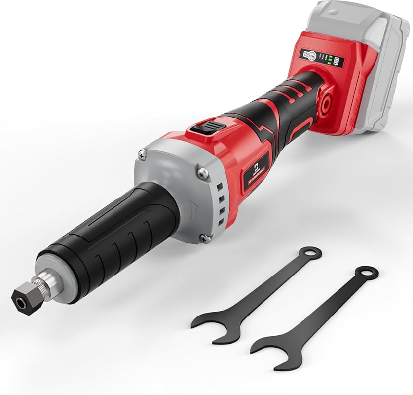 Cordless Die Grinder Featuring a 26000 RPM Brushless Motor and 1/4-inc