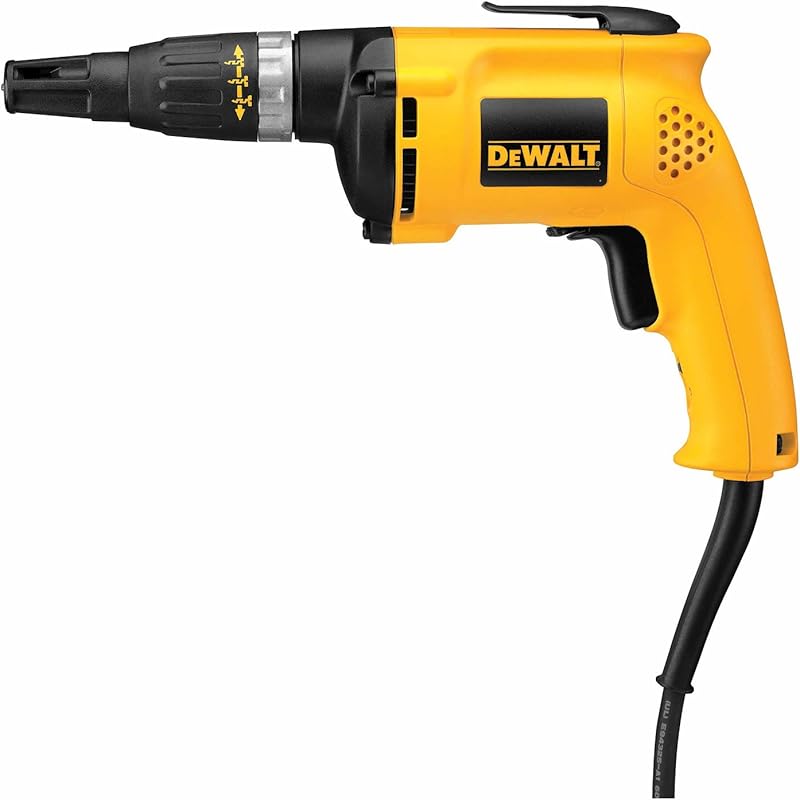 5 Best Drywall Drills: Expert-Tested for Quality Results 5 DEWALT 6.0-Amp Drywall Screw Gun is the Best Corded Drill for Drywall