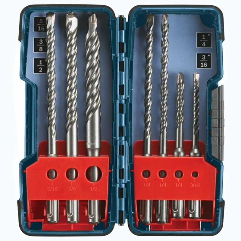 Bosch HCK001 7 pc. SDS-Plus® Bulldog™ Rotary Hammer Bit Set