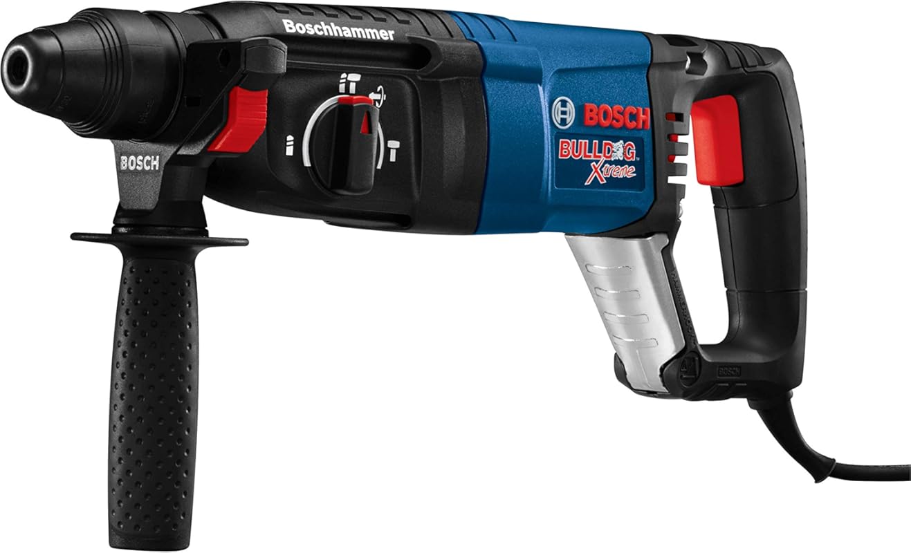 BOSCH Bulldog 8 Amp 1-Inch Corded Variable Speed SDS-Plus Rotary Hamme
