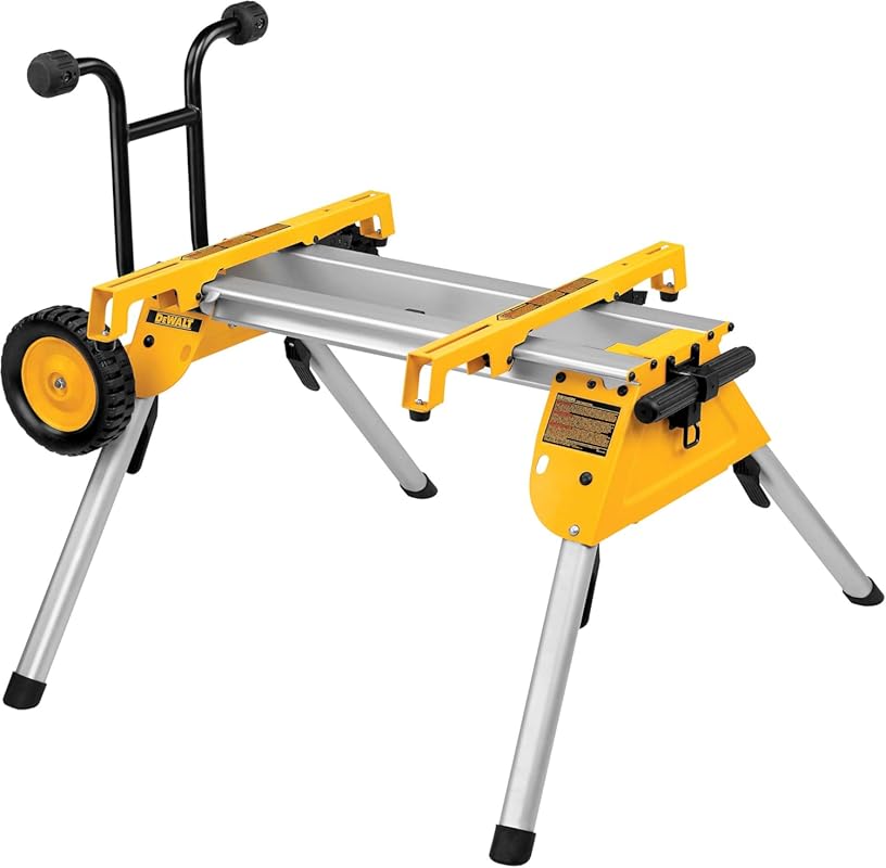 DEWALT Rolling Table Saw Stand: Collapsible, Portable, and Compact for