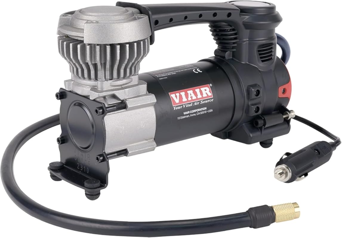 VIAIR 85P Heavy Duty Portable UTV Air Compressor: 12V, 60 PSI, On/Offr