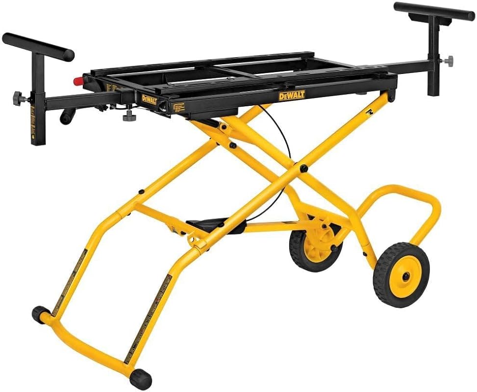 DEWALT Miter Saw Stand With Wheels , Yellow