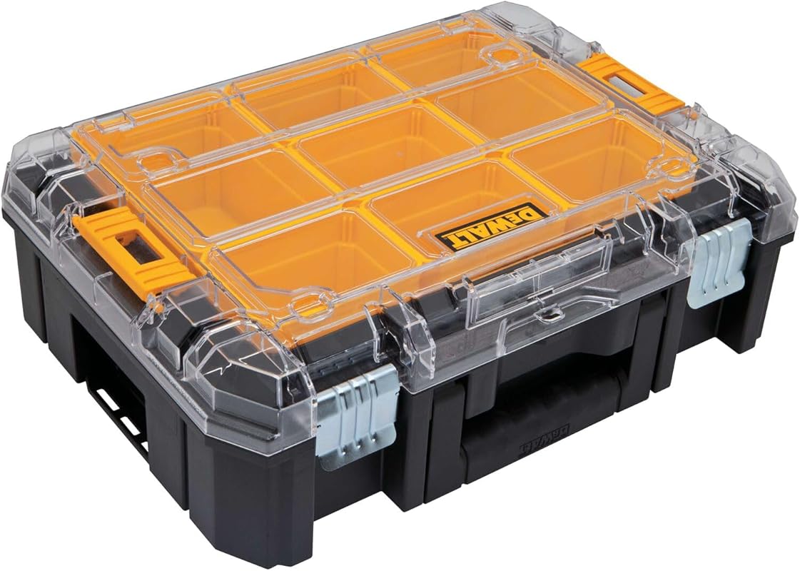 DEWALT TSTAK Tool Organizer, Small Parts and Screw Organizer Tool Box 