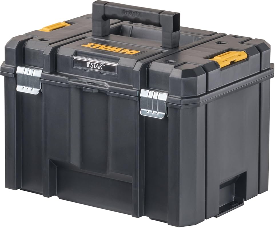 DEWALT TSTAK Extra Large Tool Box: Water and Debris Resistant with Rem