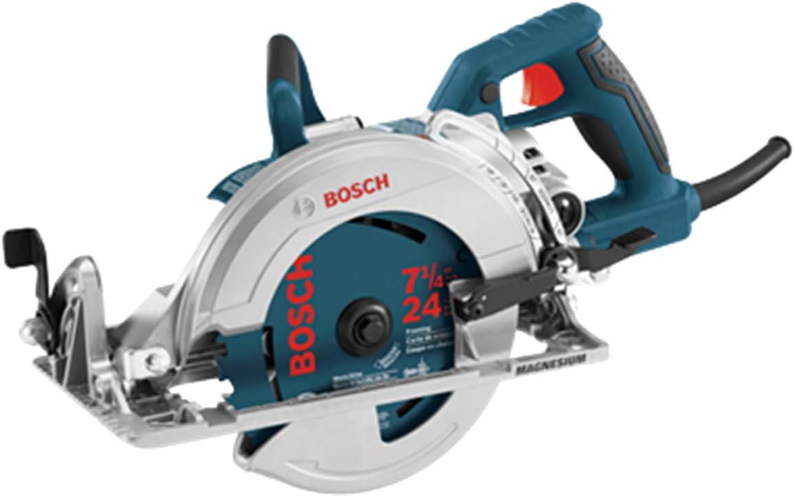 Bosch CSW41 7-1/4-Inch Corded Worm Drive Circular Saw, Ideal for Job S