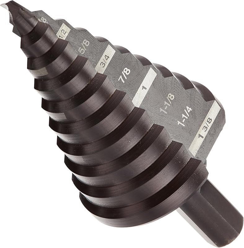 Top 5 Step Drill Bits: Expert Picks for Quality & Performance 4 Milwaukee Step Drill Bit #5, Ideal for Metal and Wood, 1/4 to 1-3/8 In