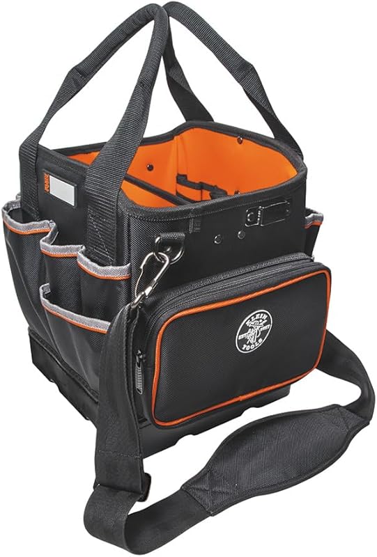 5 Best Tool Bags for Electricians: Top Picks for Pros 1 Klein Tools Tool Bag with Shoulder Strap, 40 Pockets for Storage, Oran